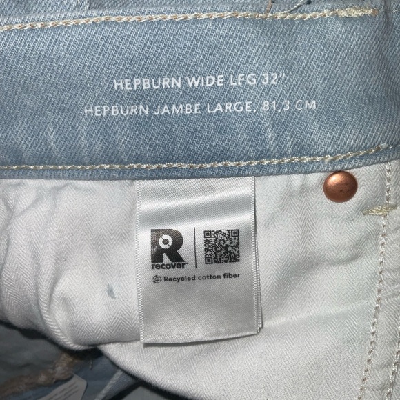 DL1961 Hepburn Sky Blue Flare Jeans - Picture 6 of 9
